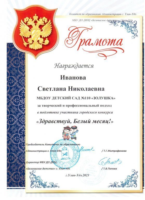 Грамота за творческий и профессиональный подход.jpeg